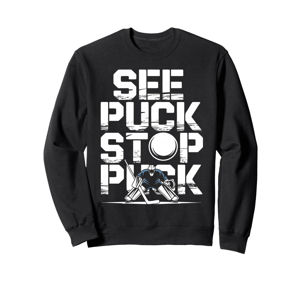 Netminder Ice Hockey Goalkeeper Goalie Sweatshirt - Unique Graphic Unisex