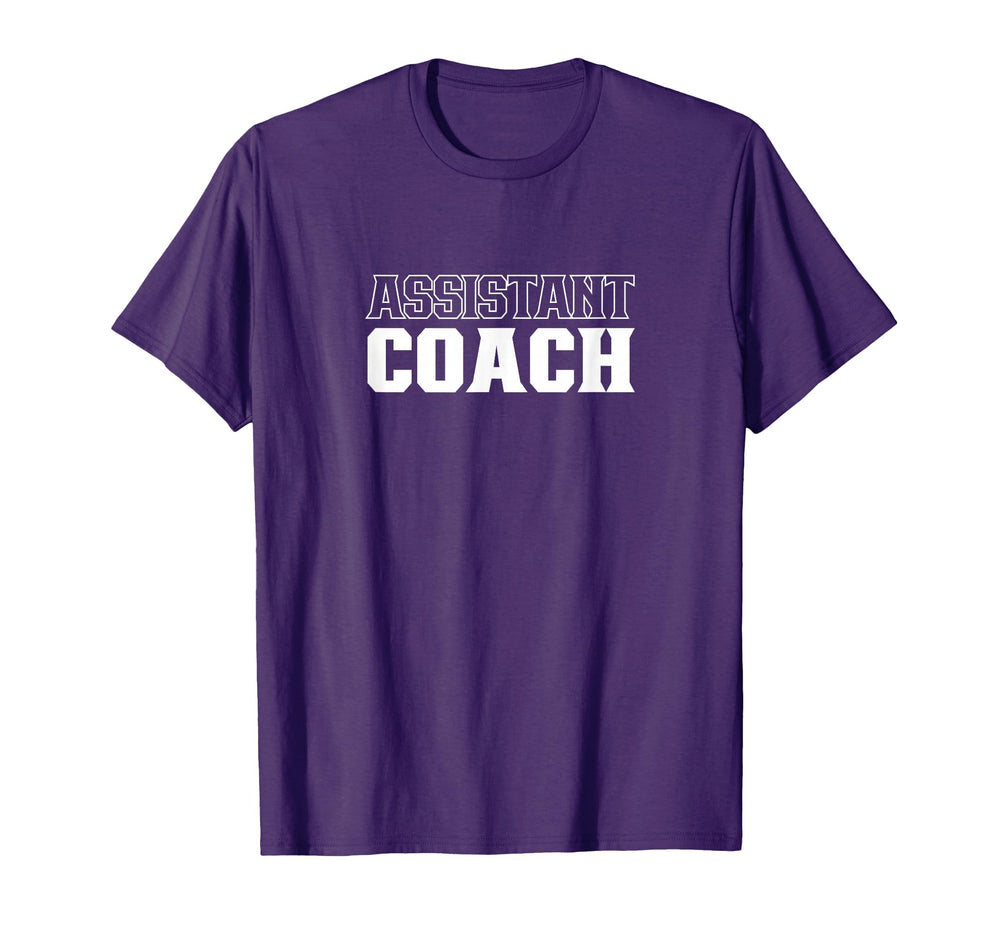 Assistant Coach Coaching Assistant T-Shirt - Graphic Print for Adults