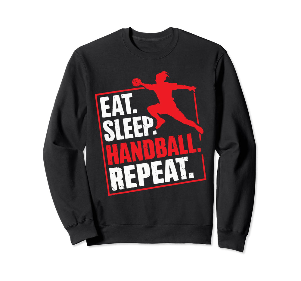 I Love Handball Player Sports Sweatshirt - Streetwear Style Unisex