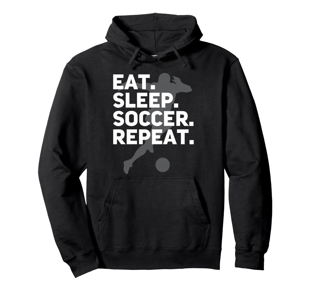 Eat Sleep Soccer Repeat Usa Football Hoodie - Streetwear Style Men Women