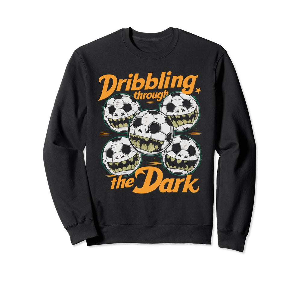 Soccer Halloween Spooky Sweatshirt - Minimalist Print for Adults