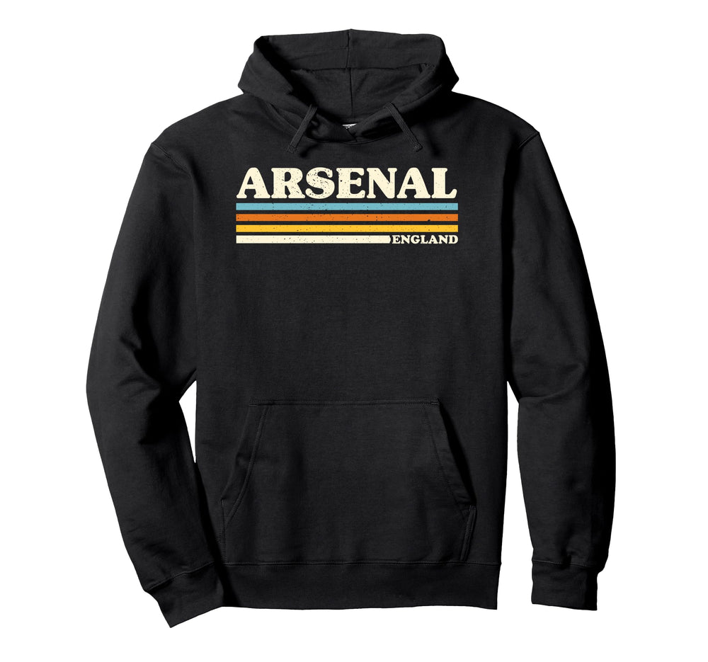 Stripe Arsenal Hoodie - Unique Graphic Unisex