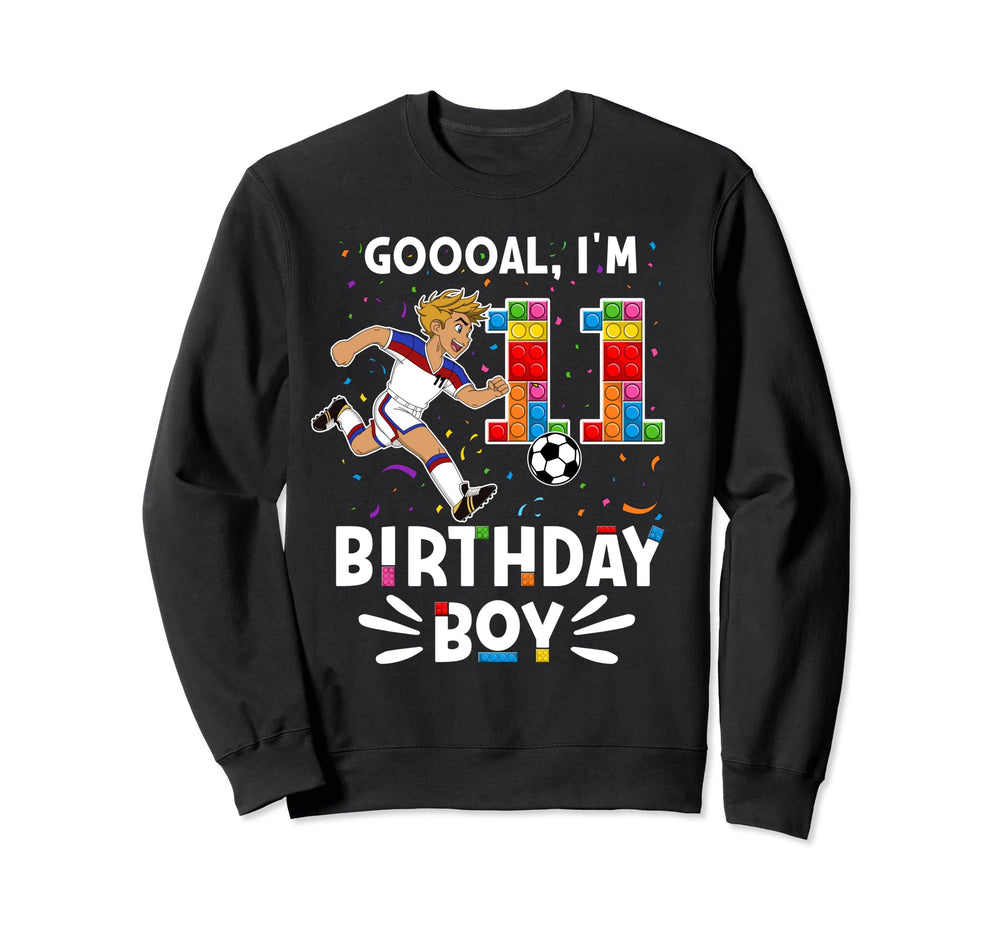 Goooal Im 11 I Building Blocks I Sweatshirt - Custom Art Print for Adults