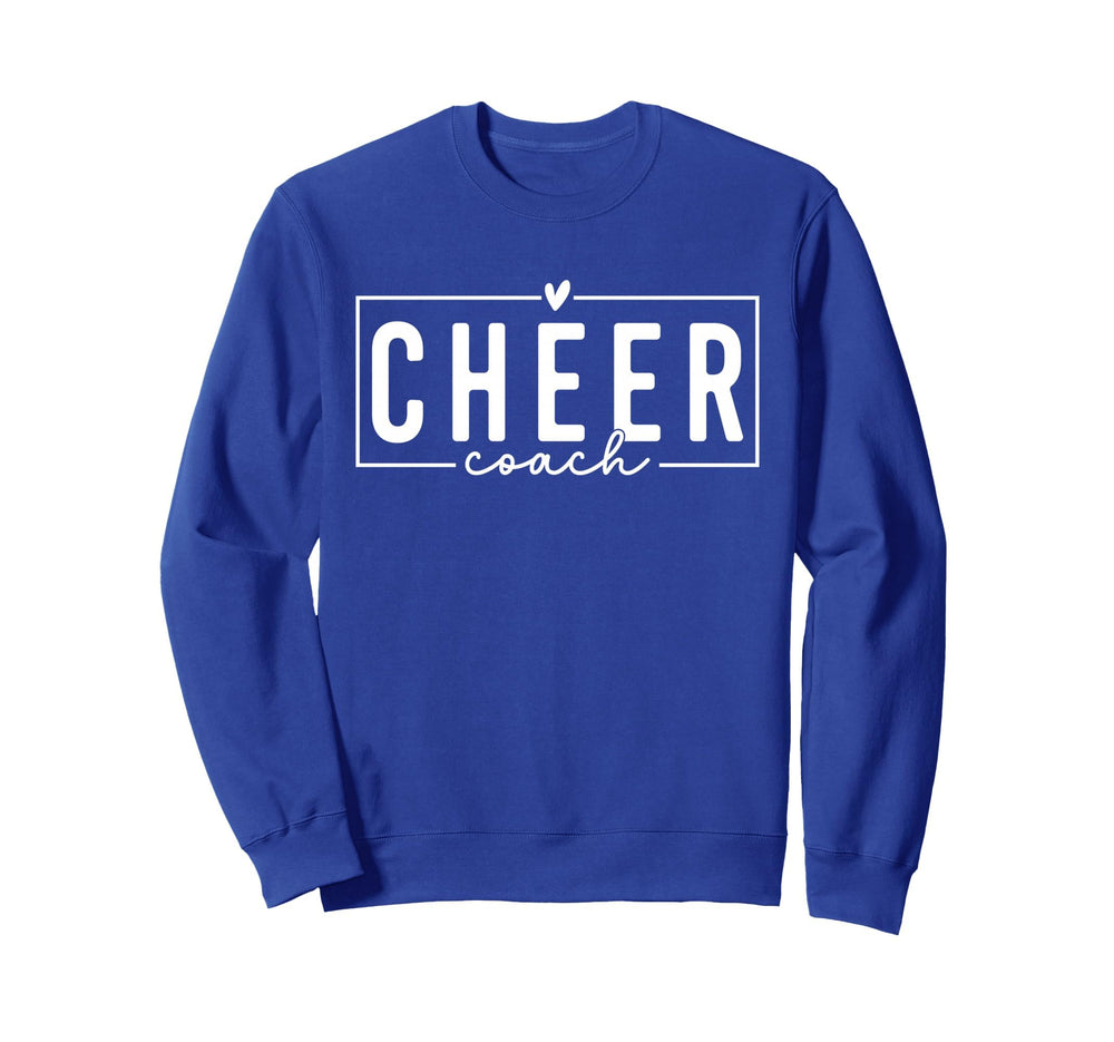 Cheer Coach Funny Cheer Coach Sweatshirt - Fun Novelty Design Unisex