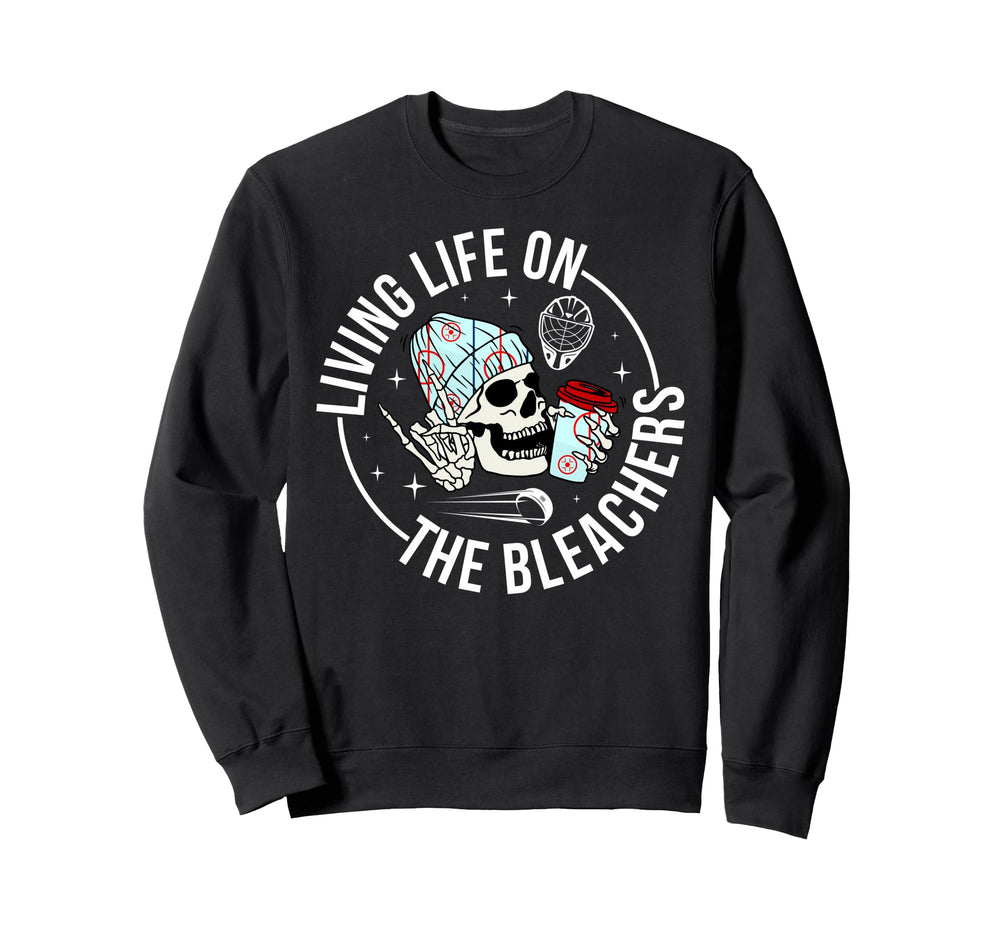 Bleachers Hockey Keeper Mom Hockey Sweatshirt - Fun Novelty Design Unisex