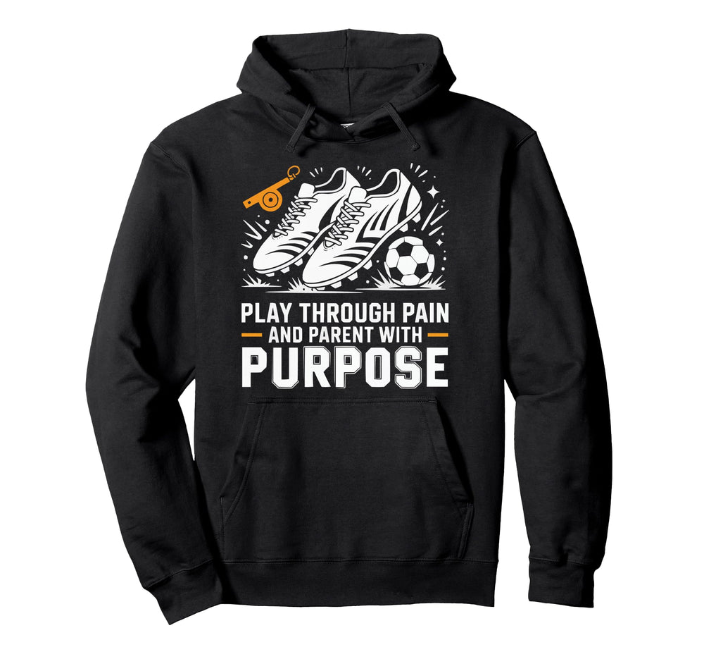 Soccer Player Soccer Dad Kick Sport Hoodie - Minimalist Print Men Women