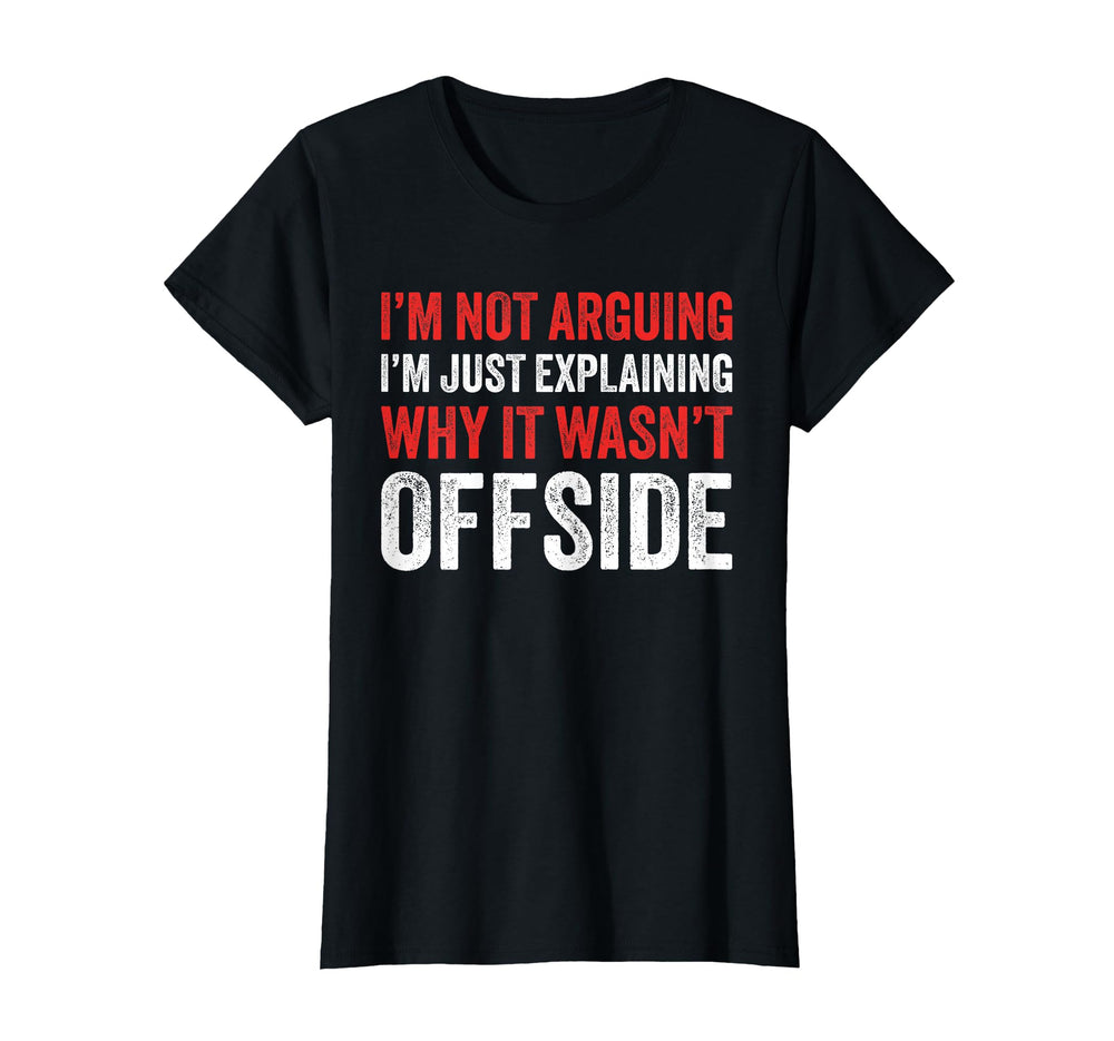 Funny Soccer Player Captain Offside T-Shirt - Casual Everyday Wear Unisex