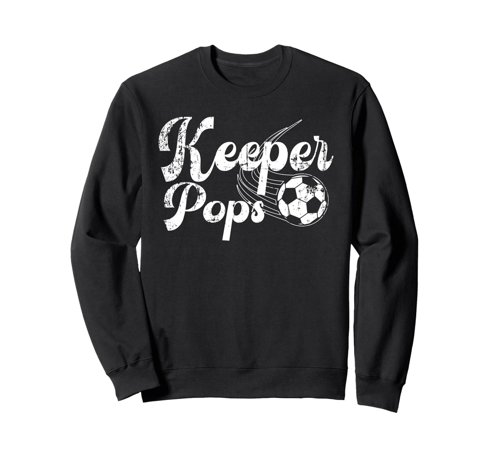 Soccer Keeper Pops Soccer Sweatshirt - Minimalist Print Men Women