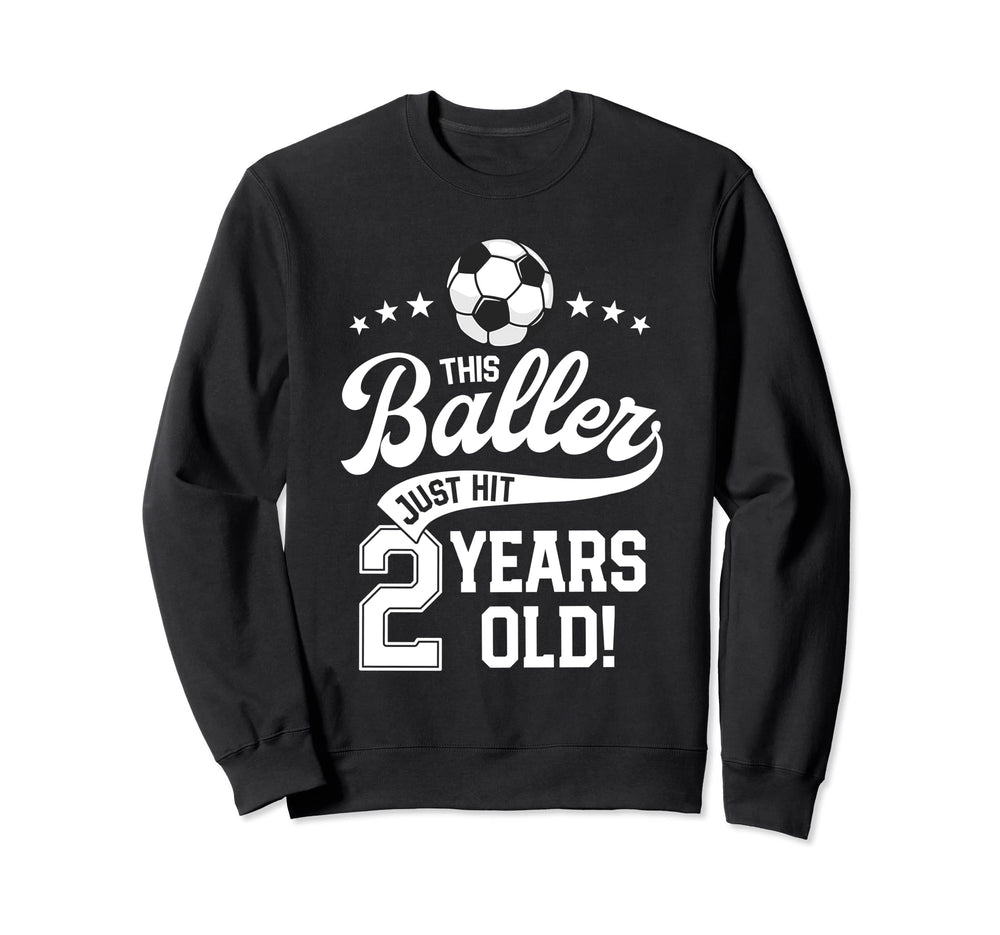 3 Years Old Soccer Themed Sweatshirt - Fun Novelty Design Men Women