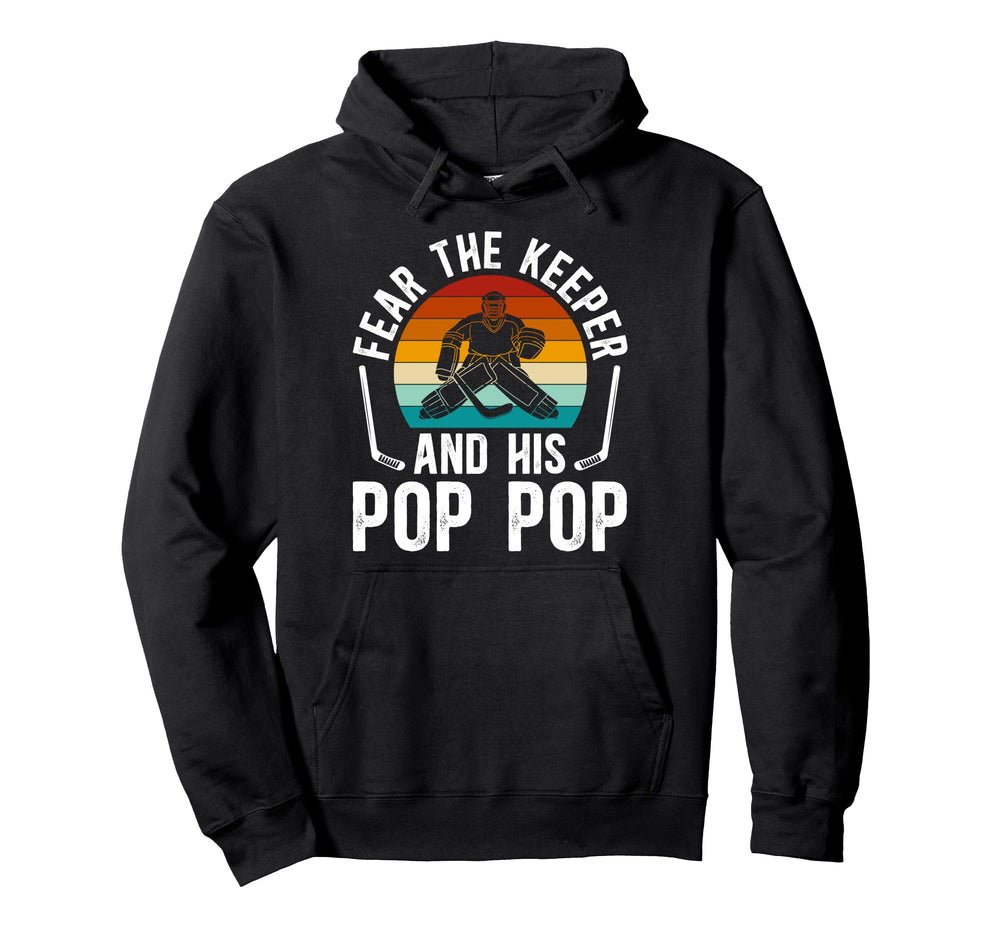 Fear Hockey Keeper Pop Pop Ice Hoodie - Casual Everyday Wear Men Women