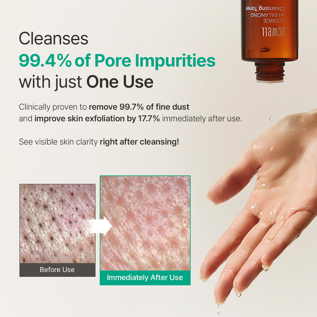 ACWELL Licorice pH Balancing Cleansing Toner - Snipetell