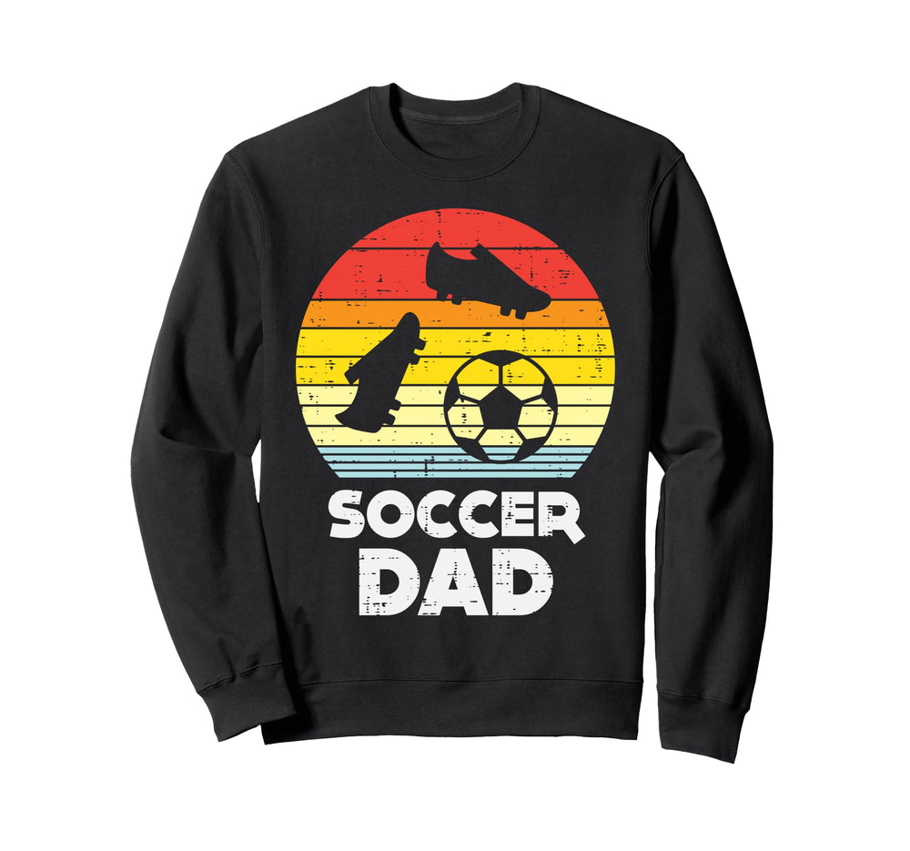 Soccer Dad Sunset Football Player Sweatshirt - Trendy Graphic Men Women