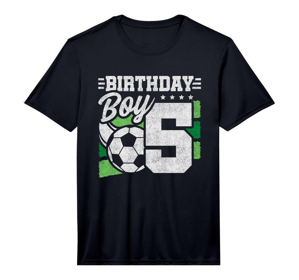5 Year Old Soccer Birthday 5Th T-Shirt - Aesthetic Graphic Men Women