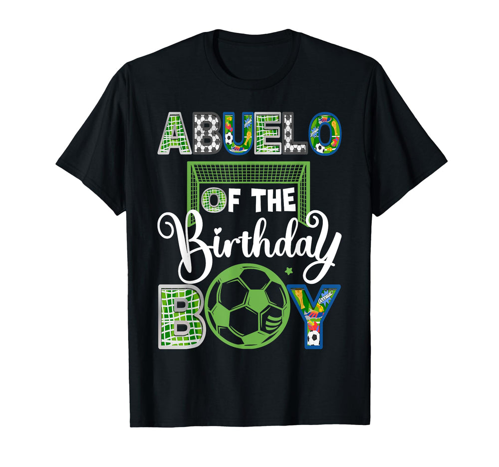 Abuelo Birthday Soccer Baller Birthday T-Shirt - Trendy Graphic for Adults