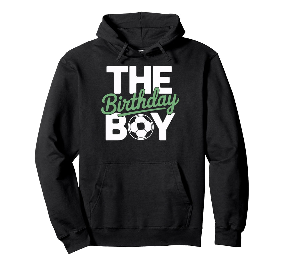 Birthday Soccer Ball Birthday Party Hoodie - Unique Graphic for Adults