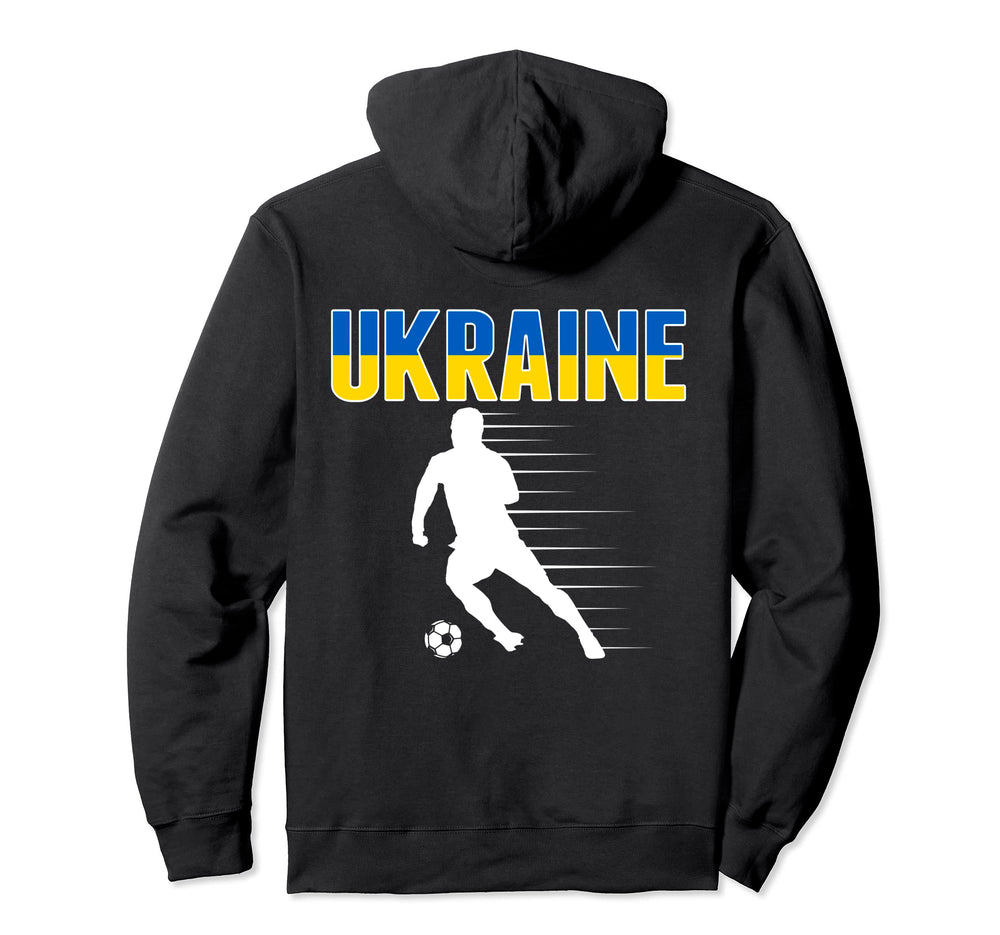 Ukraine Soccer Lovers Jersey Hoodie - Aesthetic Graphic Men Women