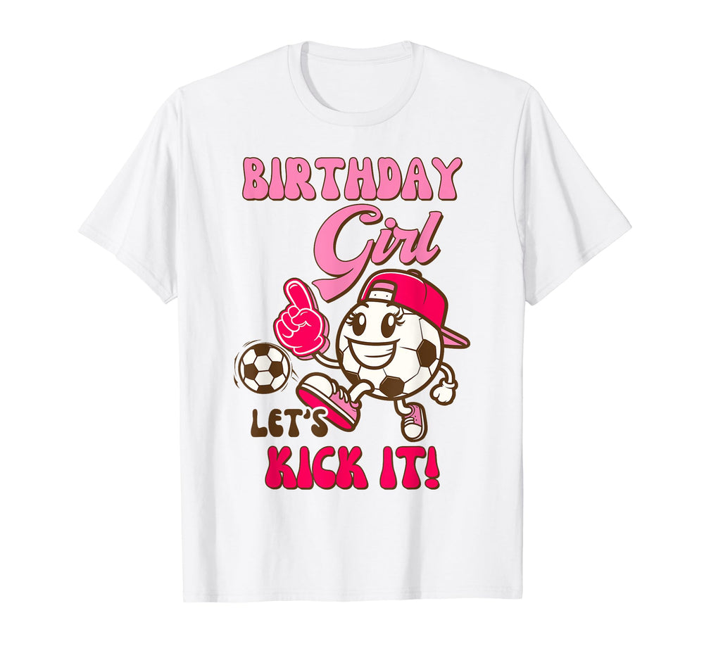 Soccer Birthday Soccer Birthday Lets T-Shirt - Custom Art Print for Adults