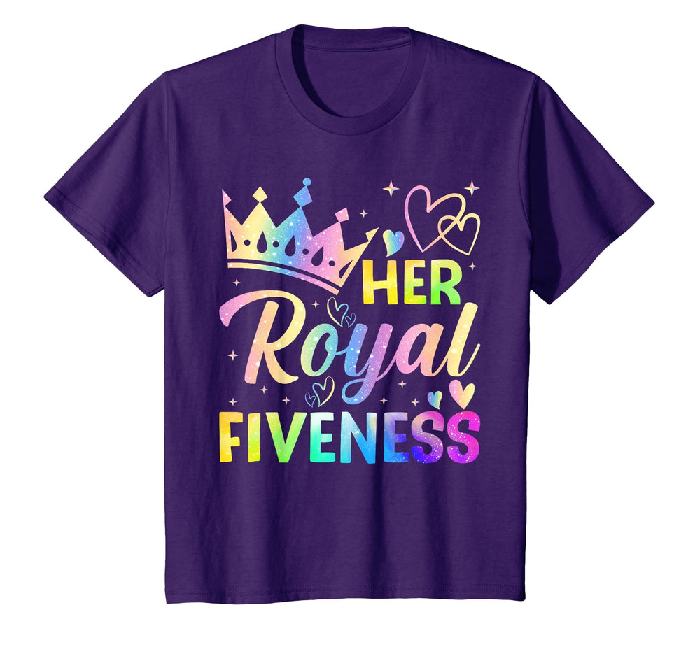 Her Royal Fiveness 5Th Birthday 5 T-Shirt - Fun Novelty Design for Adults