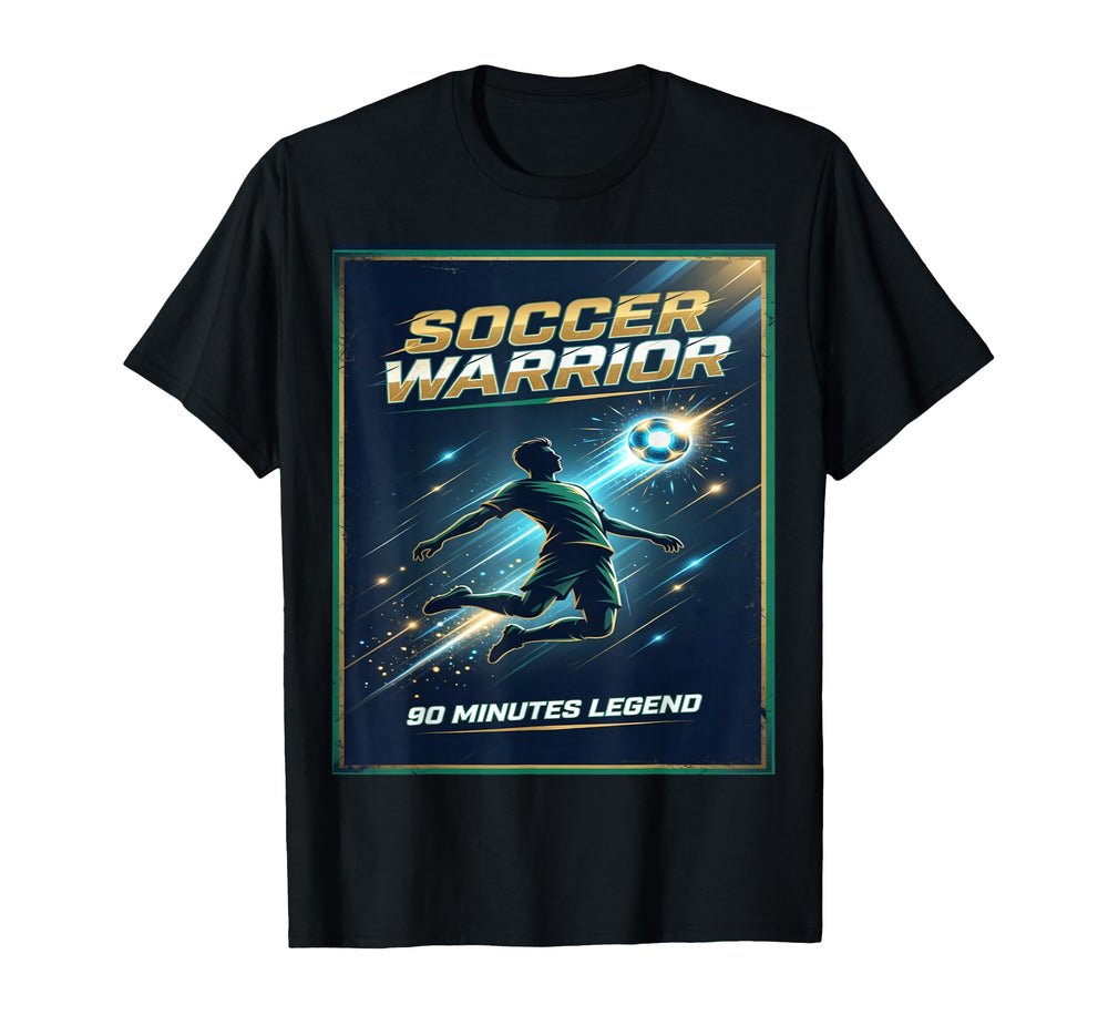 Football Warrior Soccer 90 Minutes Strong T-Shirt - Trendy Graphic Unisex