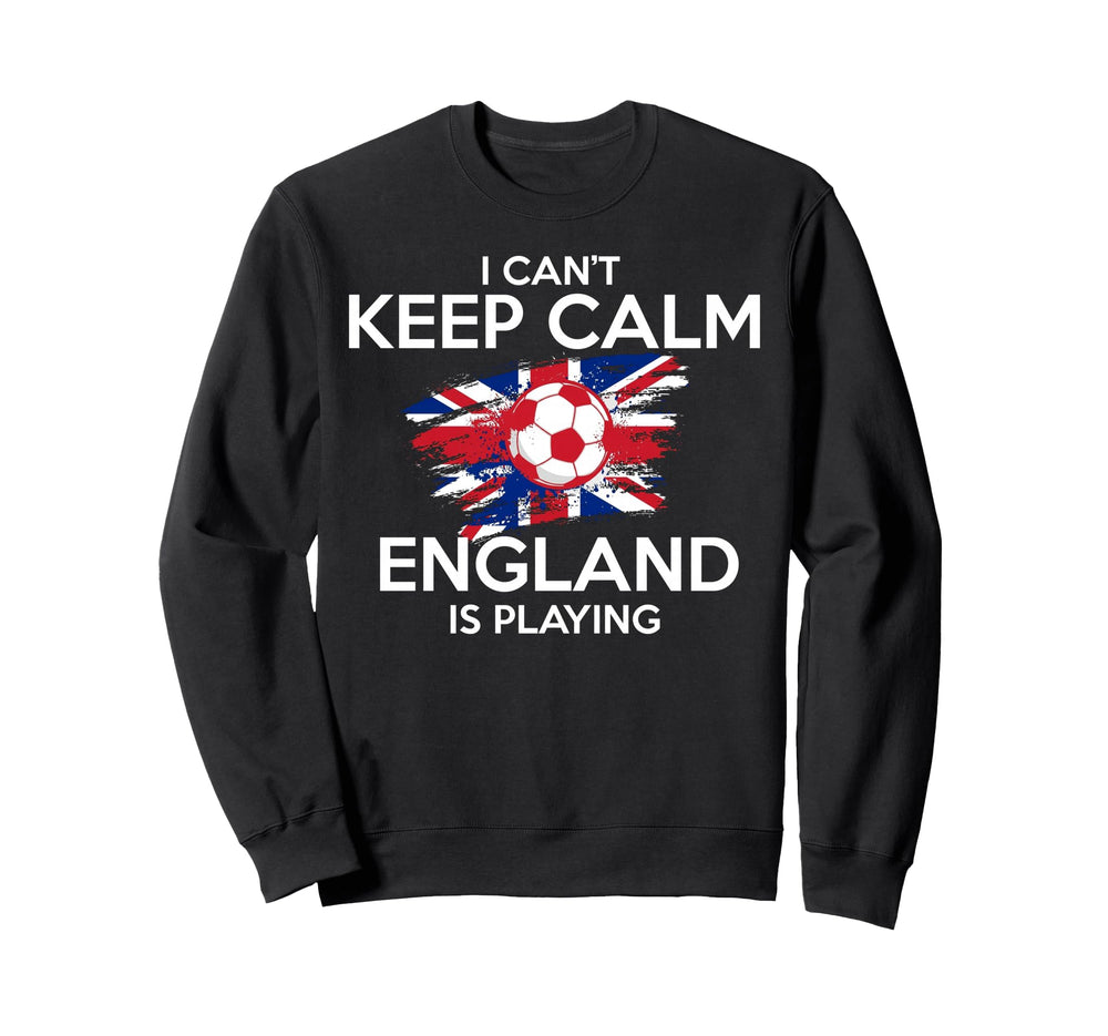 England Soccer Football Game Sweatshirt - Streetwear Style for Adults