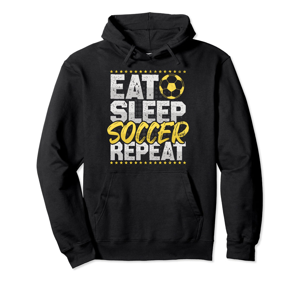 Soccer Repeat Soccer Player Soccer Hoodie - Custom Art Print Men Women