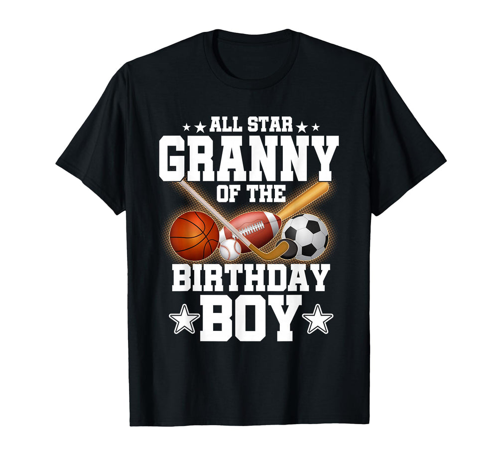 All Star Granny Birthday T-Shirt - Casual Everyday Wear Men Women