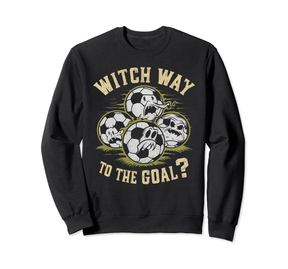 Soccer Halloween Spooky Goalkeeper Sweatshirt - Unique Graphic Unisex