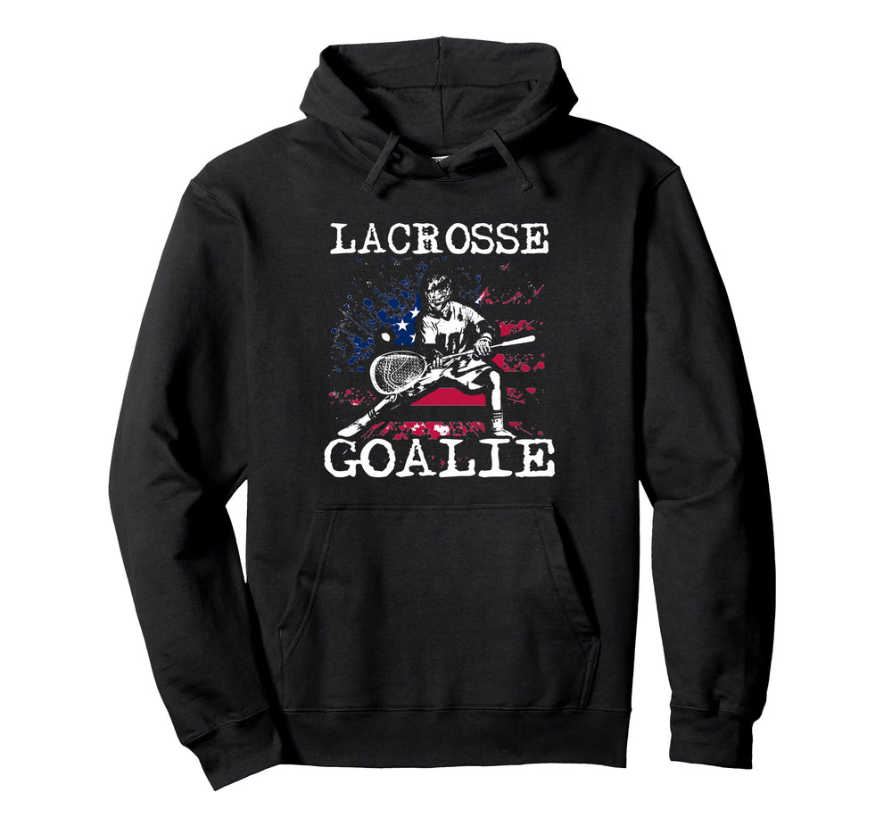 Lacrosse Goalie Lax Goalkeeper Hoodie - Trendy Graphic for Adults