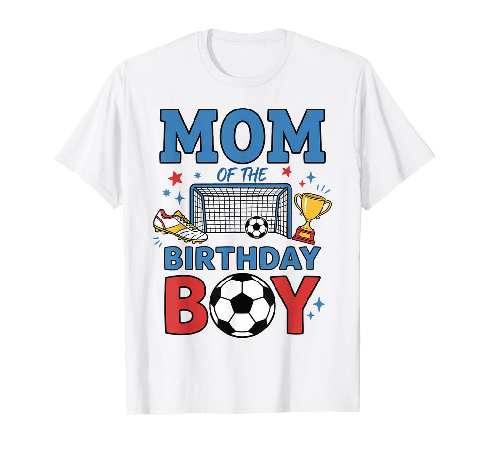 Soccer Birthday Party Soccer Mom T-Shirt - Custom Art Print Unisex
