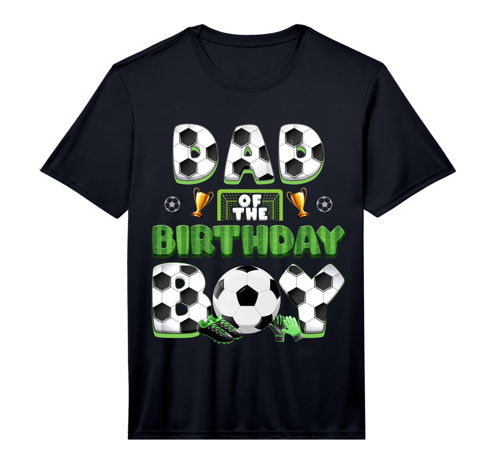 Dad And Mom Birthday Soccer Group T-Shirt - Custom Art Print Men Women