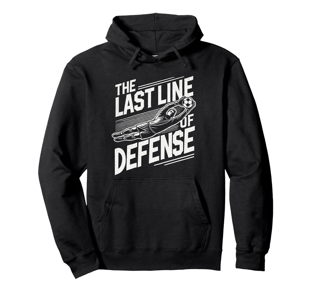 Funny Teens Soccer Goalie Art Soccer Hoodie - Trendy Graphic Men Women