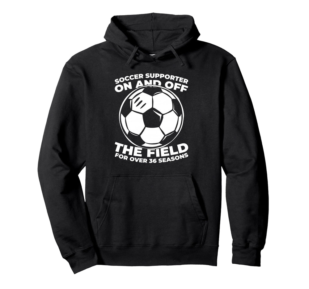 36Th Birthday Player Team Sports Soccer Hoodie - Fun Novelty Design Unisex