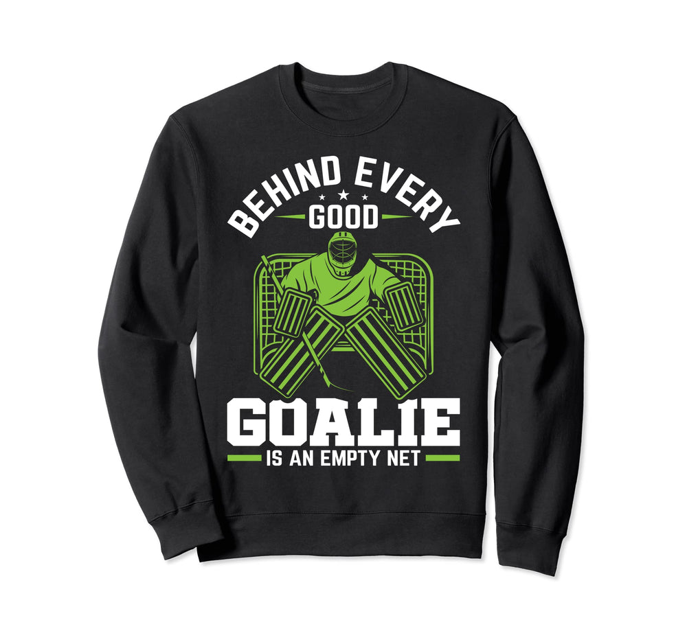 Hockey Goalkeeper Mask Player Sweatshirt - Custom Art Print for Adults
