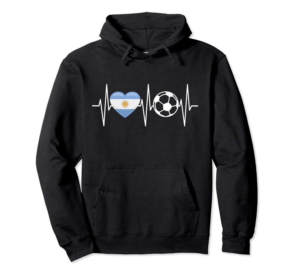 Argentina Soccer Funny Soccer Fan Hoodie - Graphic Print Men Women