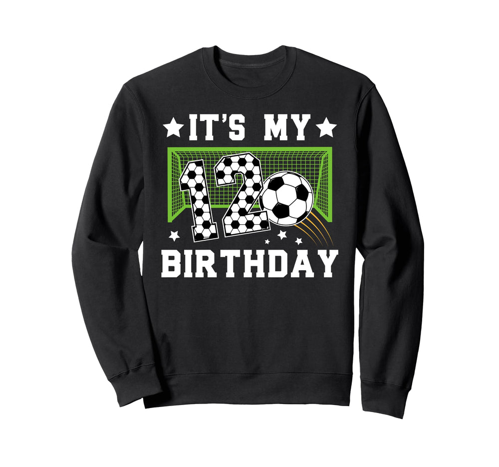 12Th Birthday Soccer 12 Year Sweatshirt - Fun Novelty Design for Adults