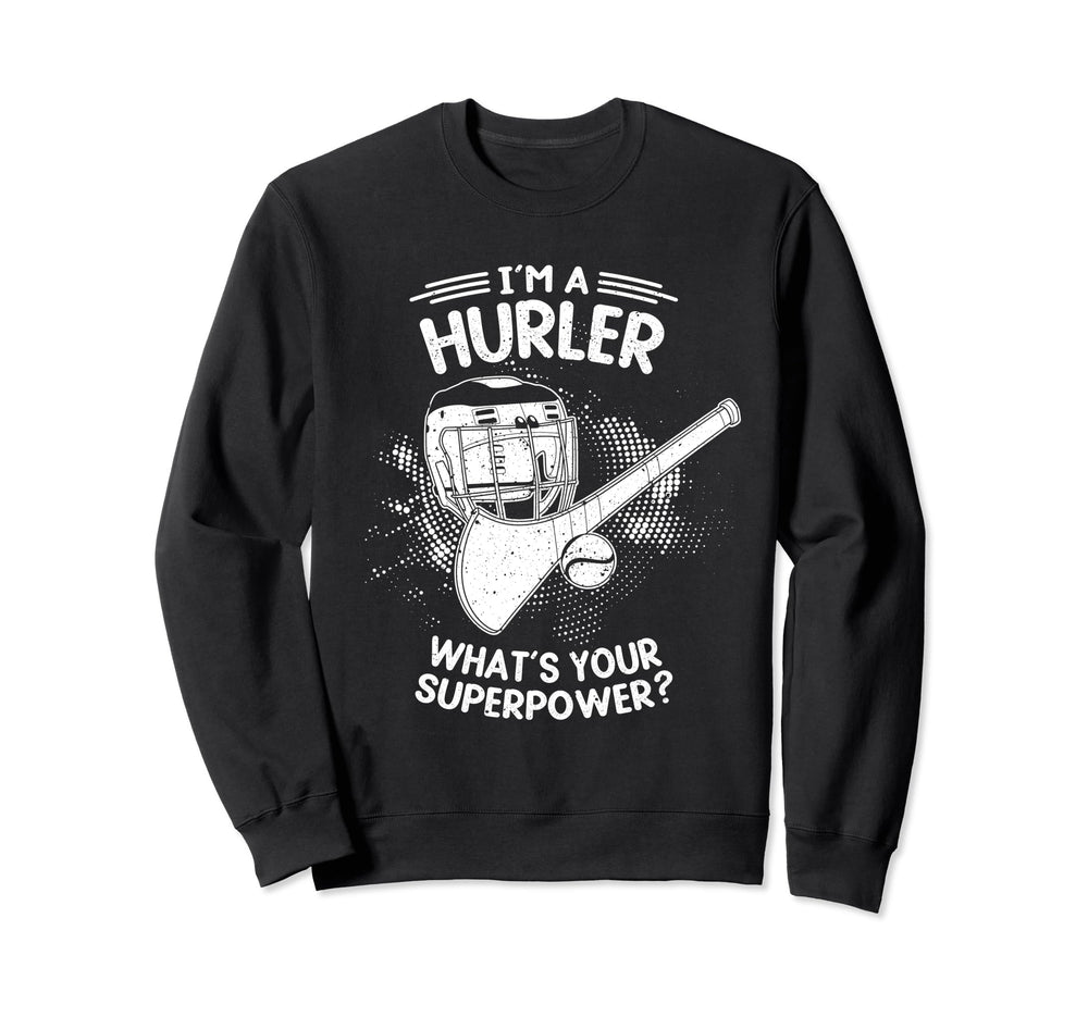 Hurling Helmet Athletic Goalkeeper Sweatshirt - Custom Art Print Men Women