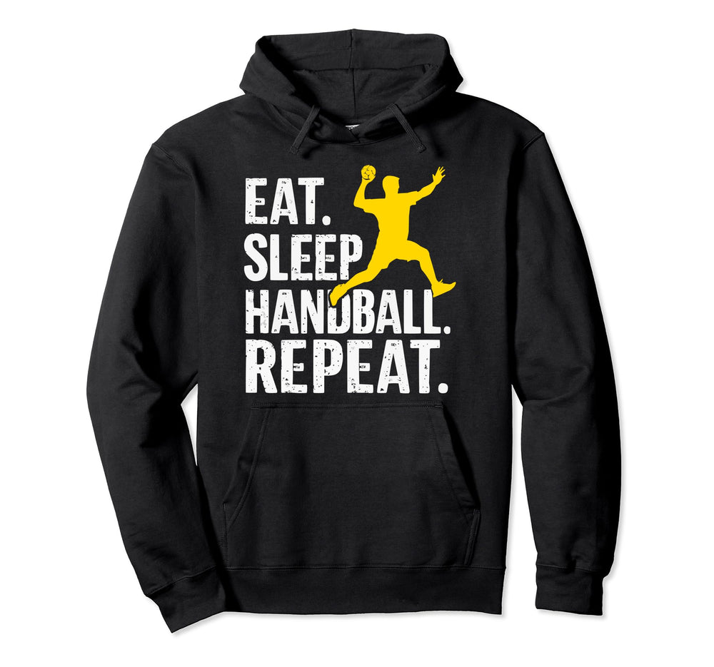 I Love Handball Player Sports Goalkeeper Hoodie - Graphic Print Unisex
