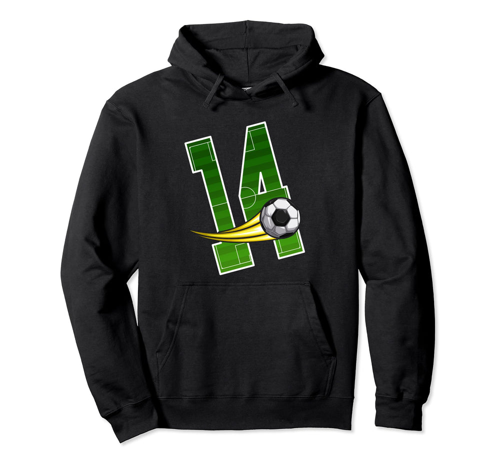 Soccer 14Nd Birthday Im 14 Childrens Hoodie - Casual Everyday Wear Unisex