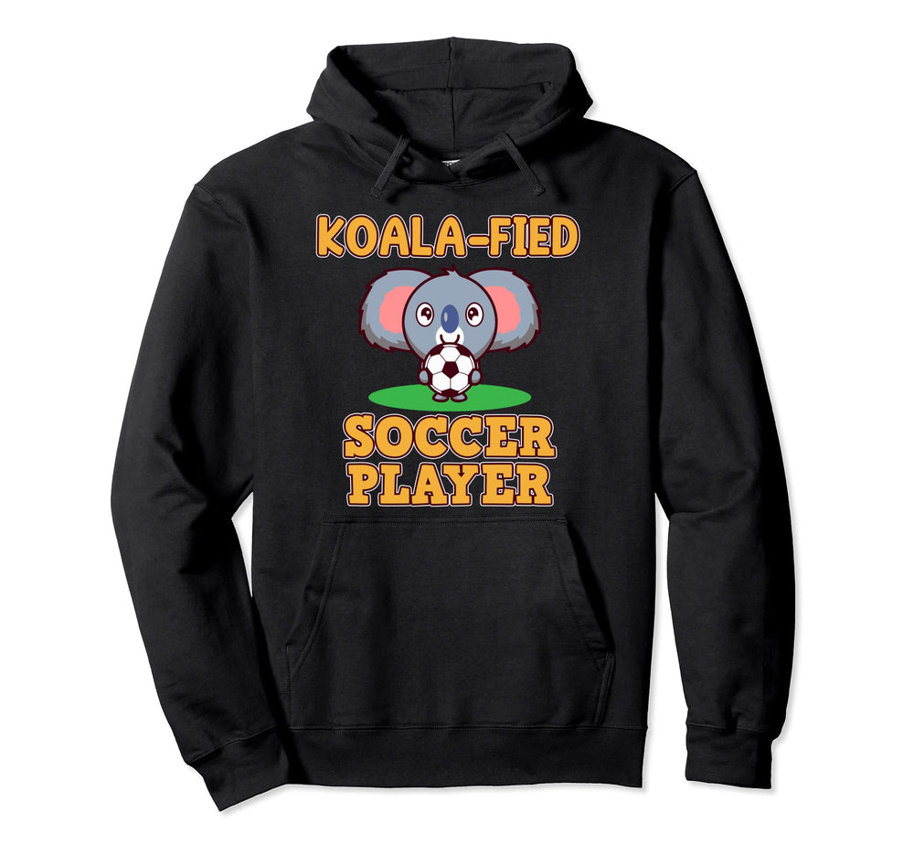 Koalafied Soccer Player Sports Hoodie - Casual Everyday Wear for Adults