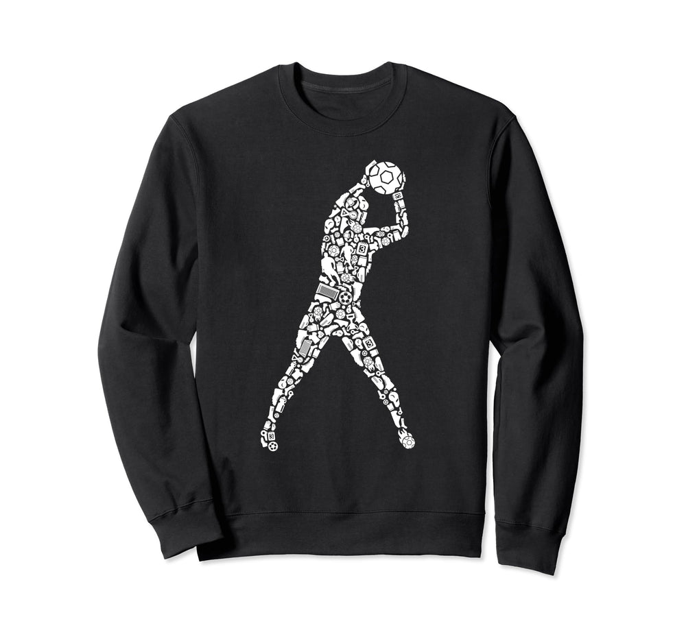 Soccer Goalie Futbol Team Soccer Sweatshirt - Novelty Apparel for Adults