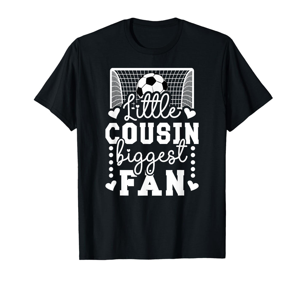 Little Cousin Soccer Goalie Cousin T-Shirt - Fun Novelty Design Men Women