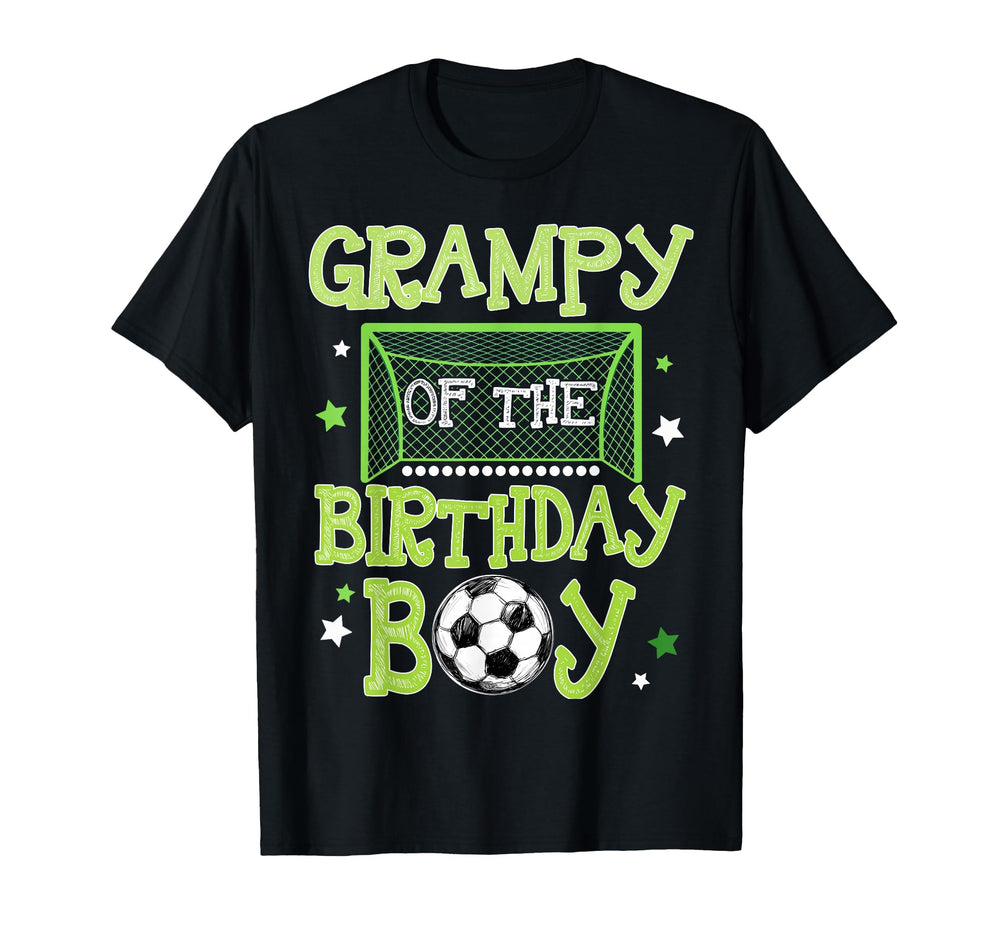 Grampy Birthday Soccer Family Matching T-Shirt - Trendy Graphic Men Women