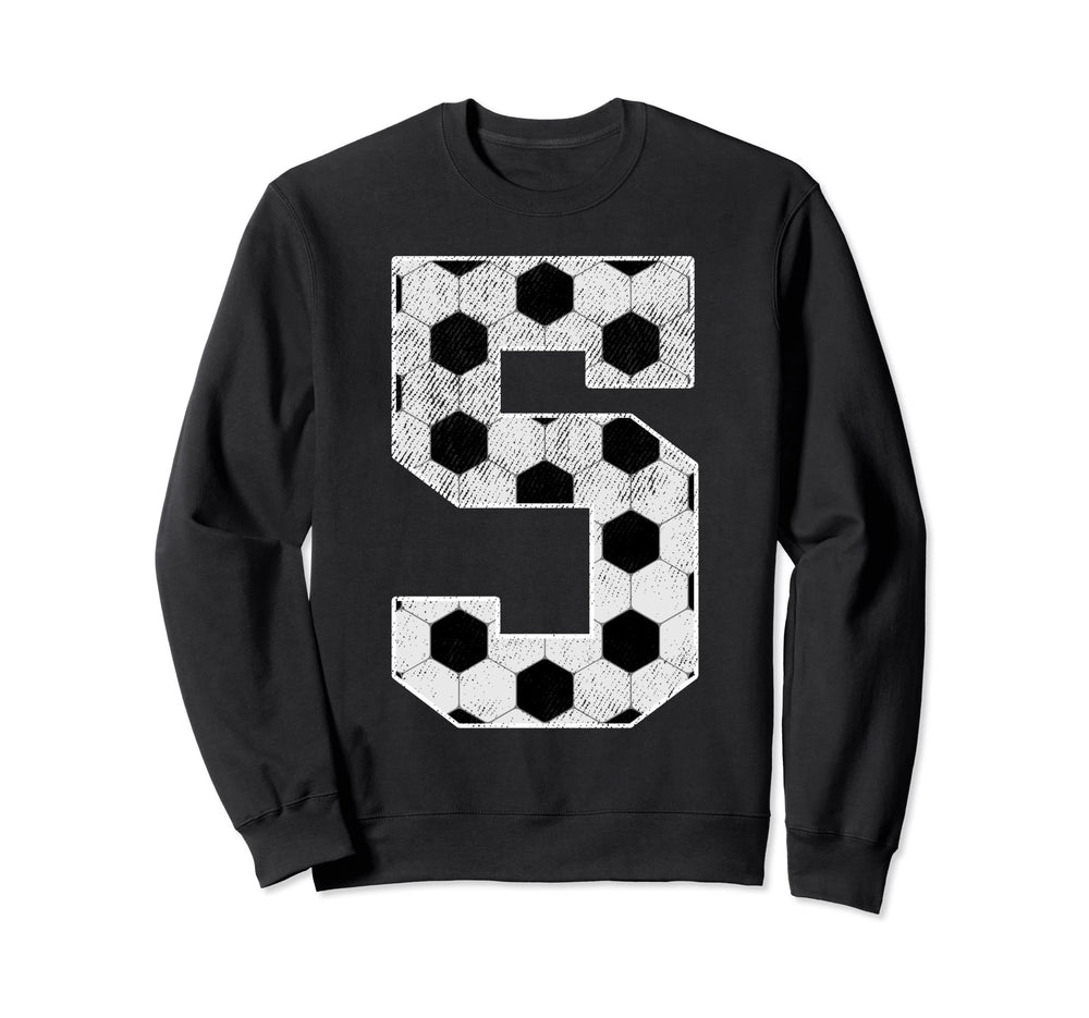 5Th Birthday Party Five 5 Year Sweatshirt - Custom Art Print for Adults