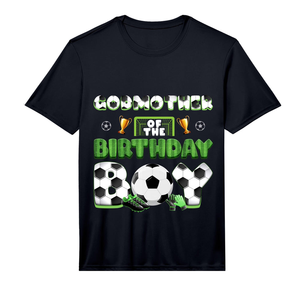Godmother Birthday Soccer Group Family T-Shirt - Aesthetic Graphic Unisex