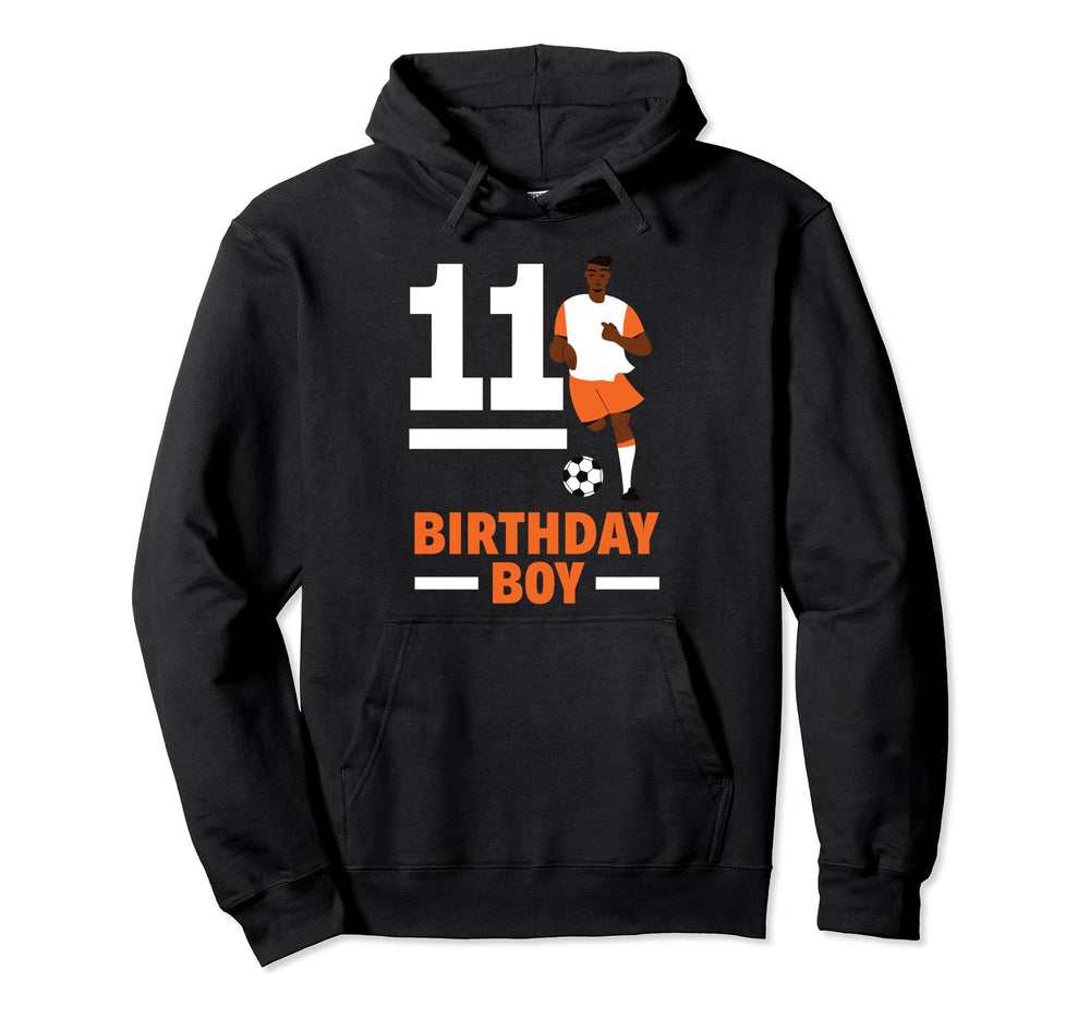 11Th Birthday 11 Years Soccer Hoodie - Streetwear Style for Adults