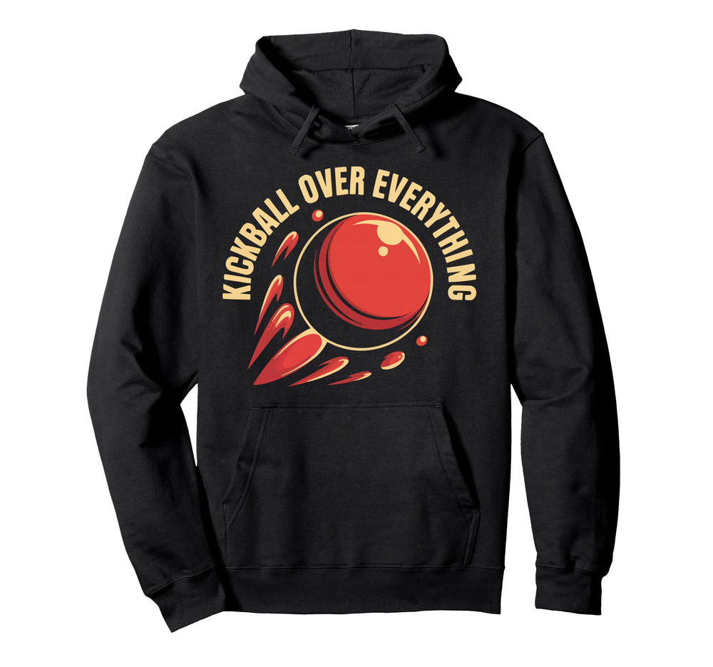 Love Kickball Player Soccer Baseball Hoodie - Graphic Print Unisex