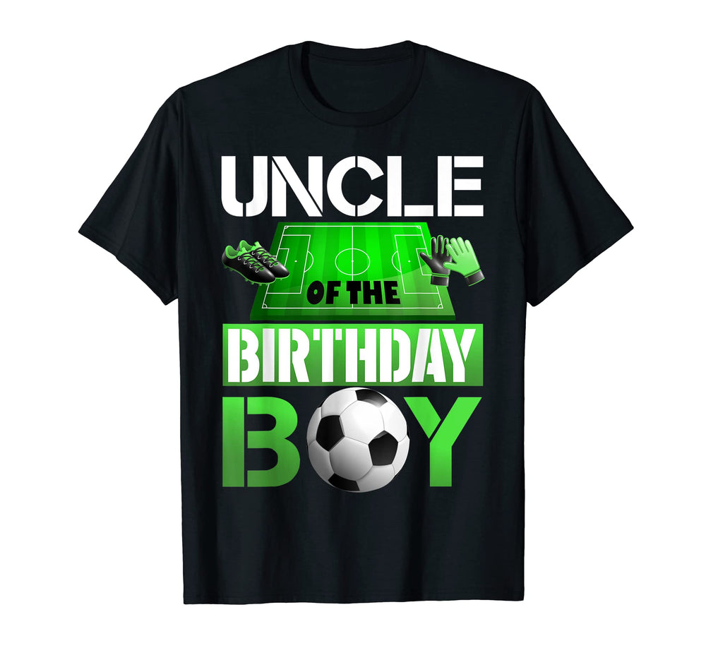 Uncle Birthday Soccer Sport Matching T-Shirt - Aesthetic Graphic Unisex