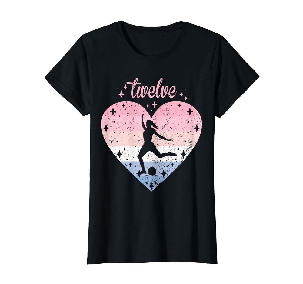 12 Year Old Soccer Birthday 12Th B T-Shirt - Casual Everyday Wear Unisex