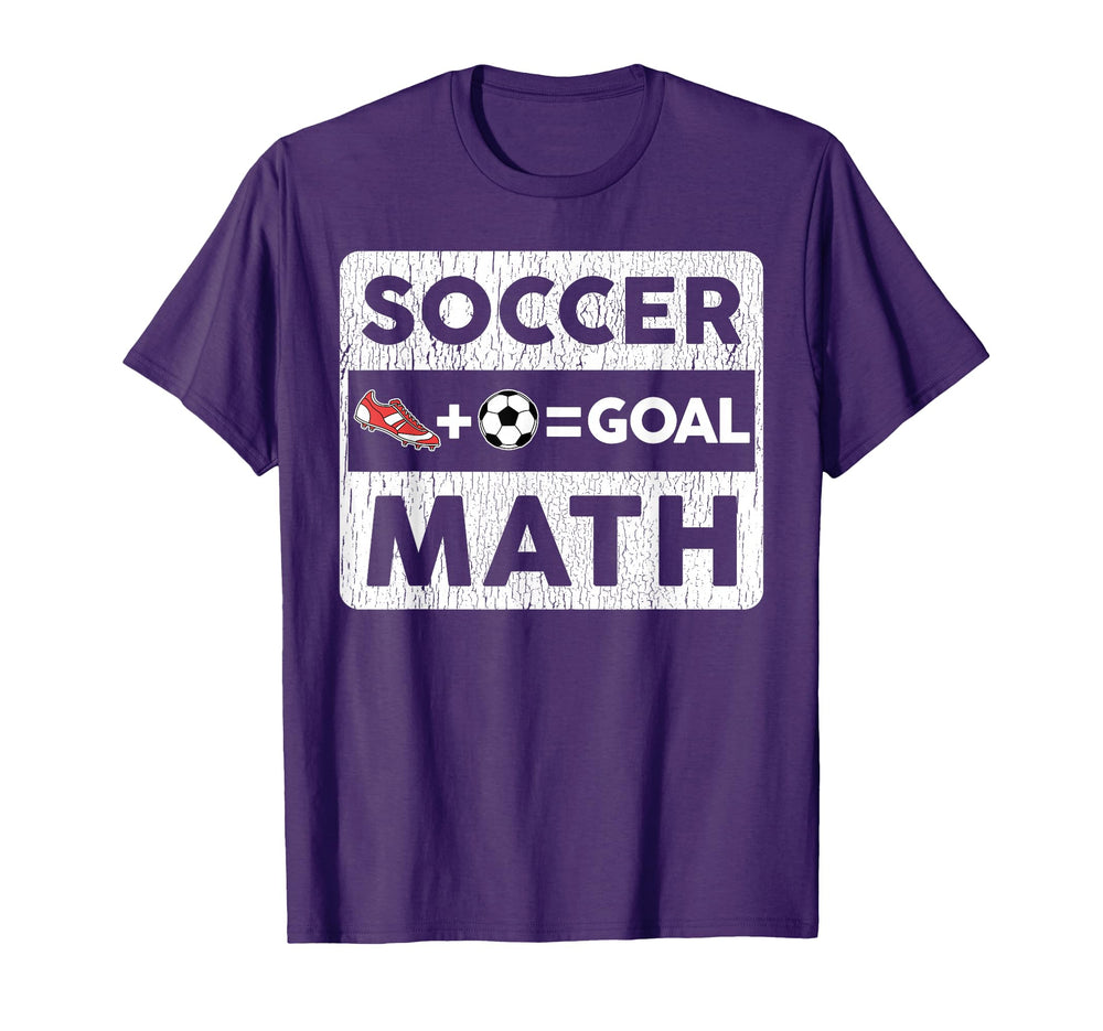 Funny Soccer Player Math Goal Lover Outfit T-Shirt - Novelty Apparel Unisex