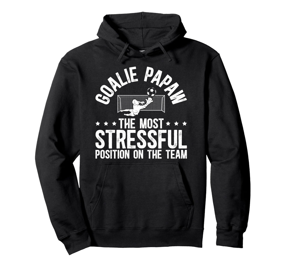 Soccer Goalie Papaw Definition Soccer Hoodie - Unique Graphic Men Women